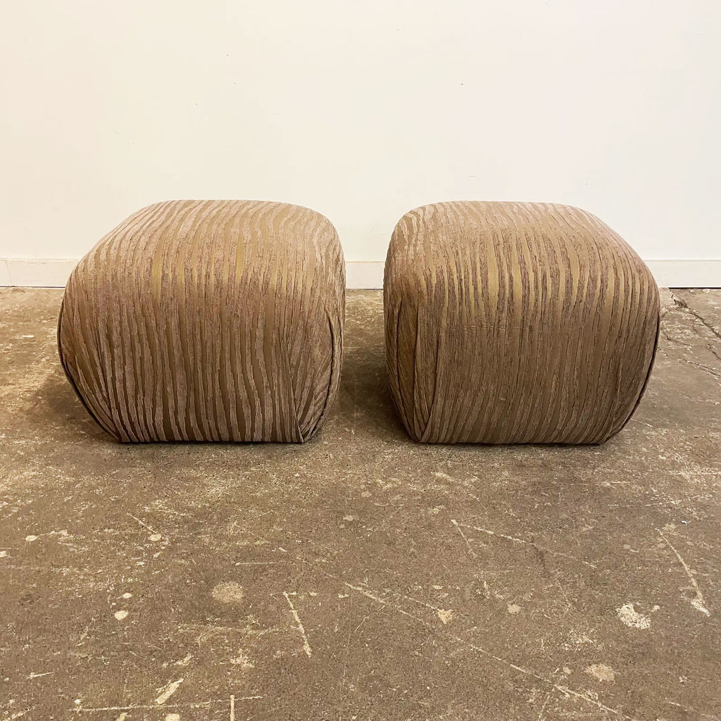 Pair of Sherrill Furniture Ottomans