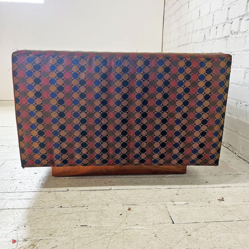 66.5" Edward Wormley for Dunbar Walnut Platform Loveseat