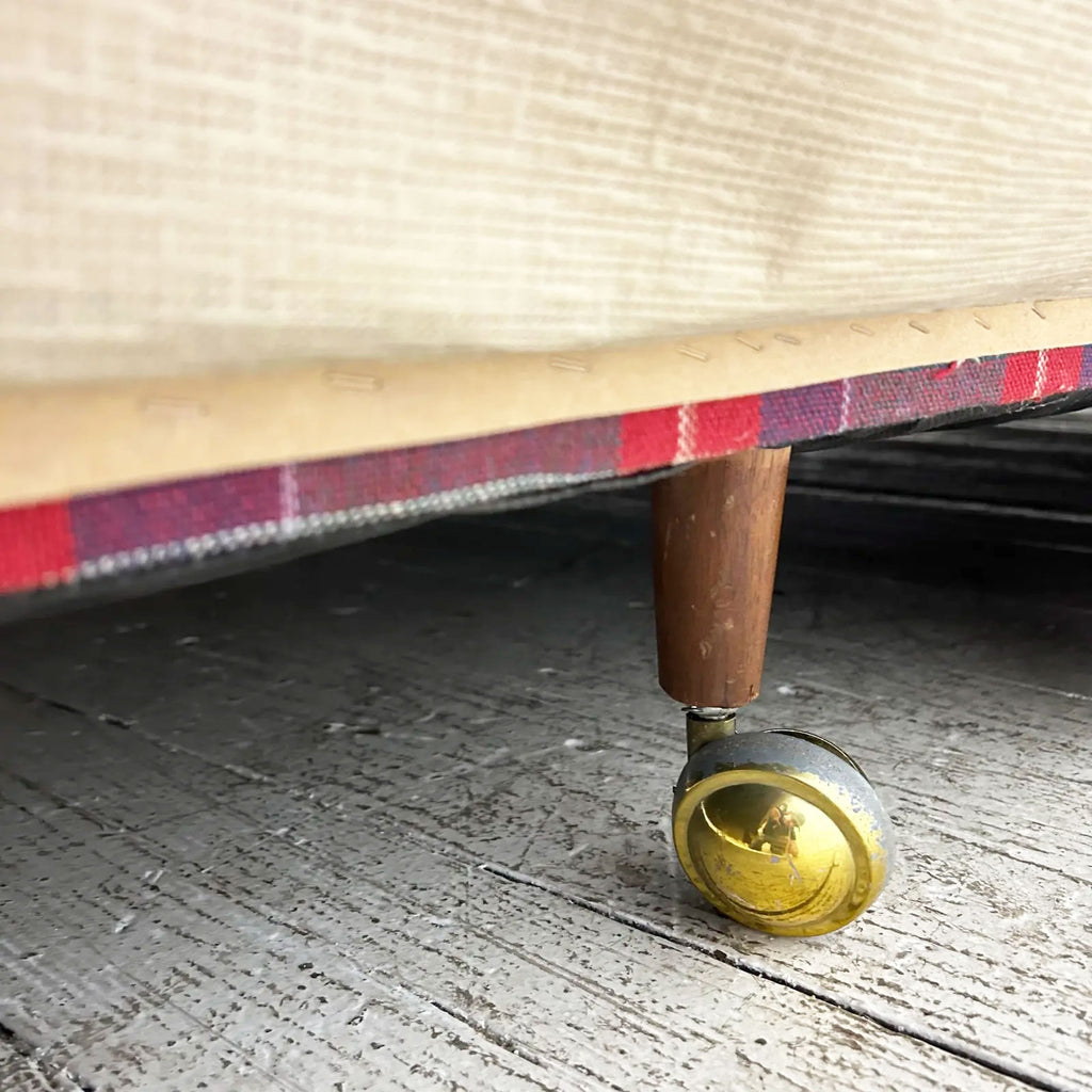 98" Mid-Century Modern Curved Sofa