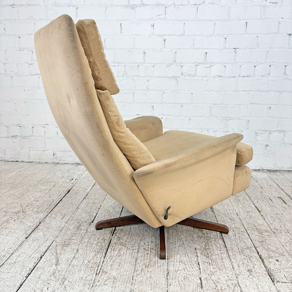 Mid-century Lounge on Rosewood Star Base