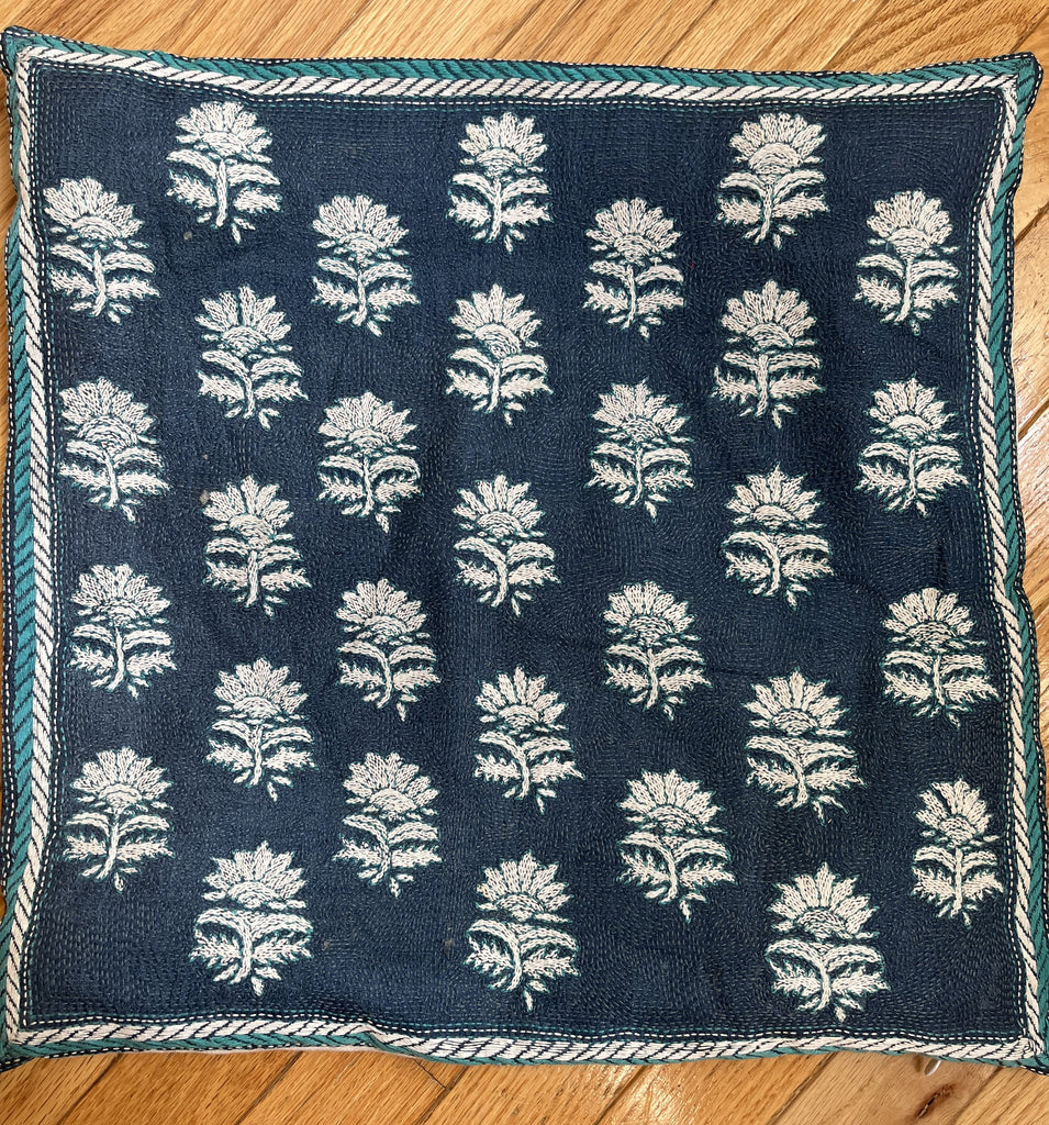 Alex Conroy Embroidered Pillow Cover
