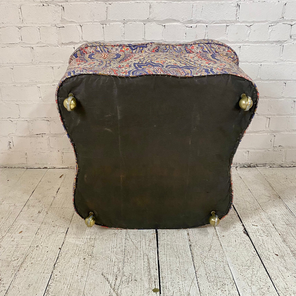 Pair of Paisley Chairs on Casters