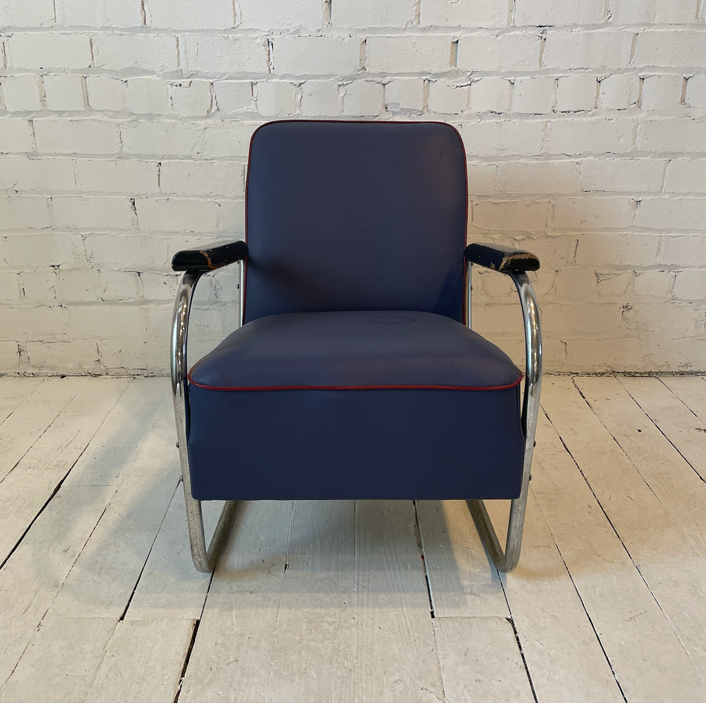 Art Deco Chrome Chair