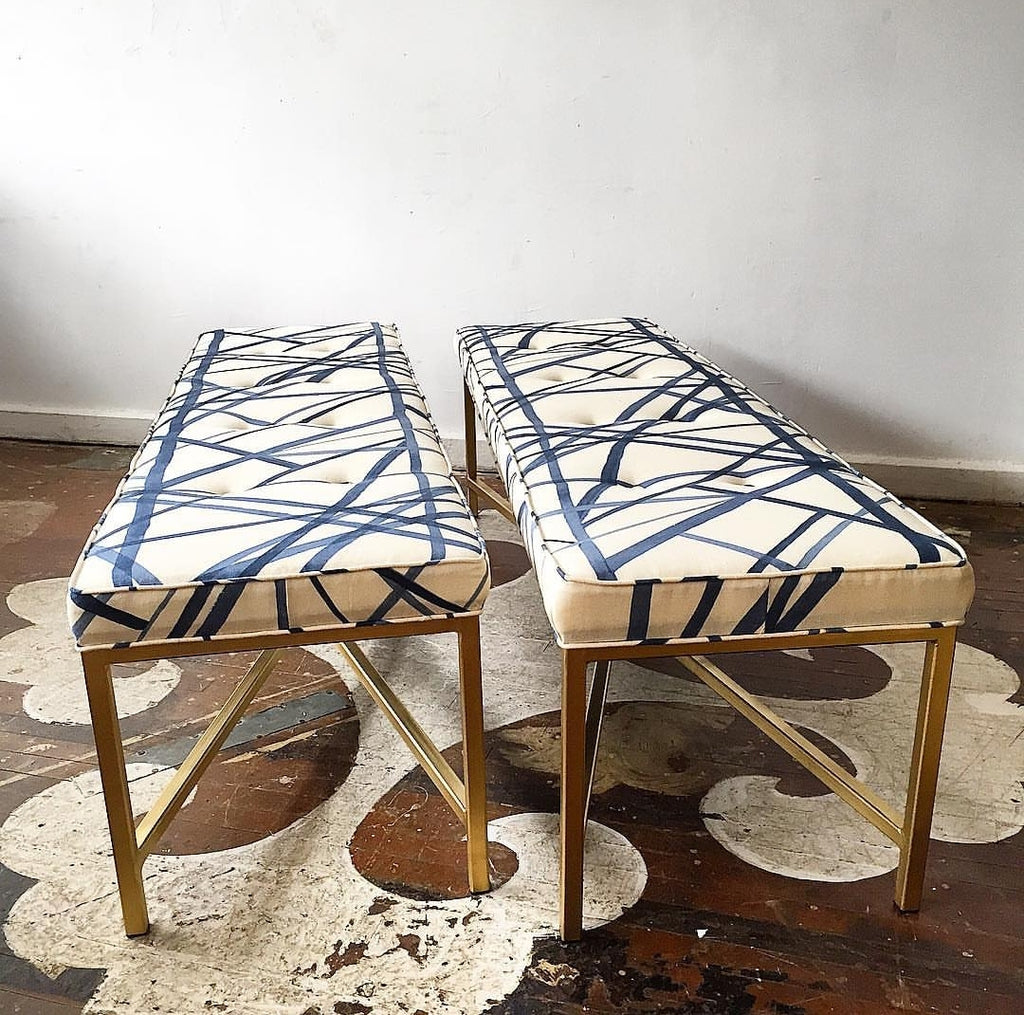 Rectangular Welded Steel Bench
